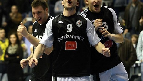 „Partizan“ krepšininkai šventė pergalę.