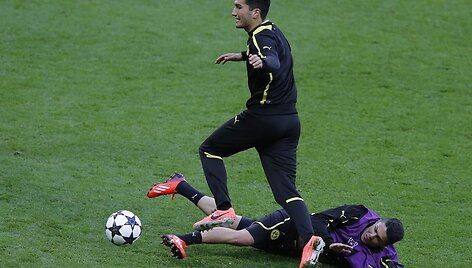 &bdquo;Borussia&ldquo; futbolininkai treniruotėje.