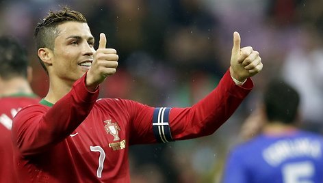 Cristiano Ronaldo įmušė pergalingą įvartį.