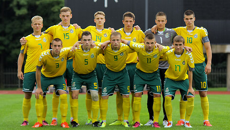 Lietuvos U-19 futbolo rinktinė.
