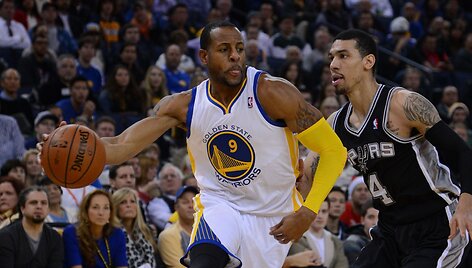Andre Iguodala ir Danny Greenas