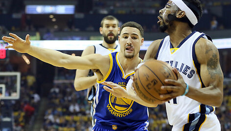 Klay Thompsonas ir Mike'as Conley