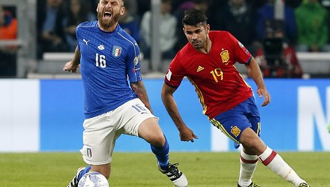 Daniele De Rossi ir Diego Costa