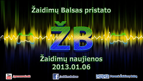 Žaidimų naujienos 2013.01.06