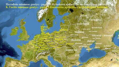 Tacito ir Herodoto minimos gentys pagal archeologinius duomenis