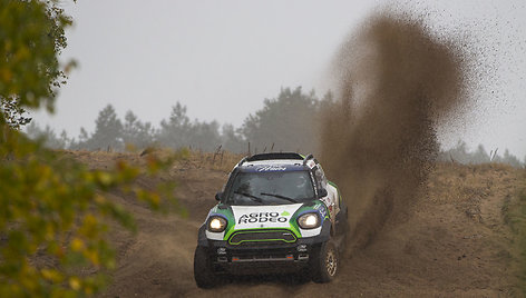 Vaidoto Žalos ir Sauliaus Jurgelėno „Mini John Cooper Works Rally“