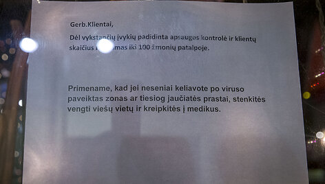 Vilniaus senamiestis likus parai iki karantino