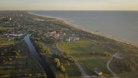 Šventoji, fotografuota su dronu