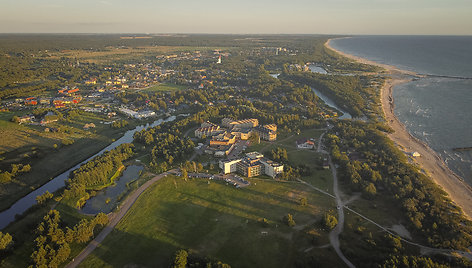 Šventoji, fotografuota su dronu