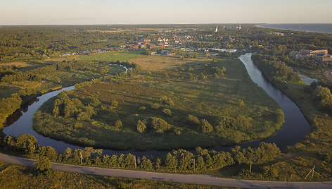 Šventoji, fotografuota su dronu