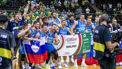 Slovėnijos krep&scaron;inio rinktinės triumfo akimirkos