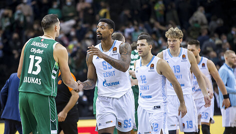 Eurolyga: &bdquo;Žalgiris&ldquo; &ndash; &bdquo;Zenit&ldquo;