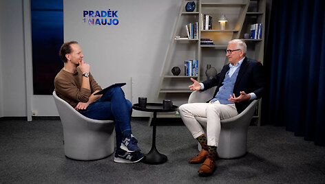 Algirdas Kumža laidoje &bdquo;Pradėk i&scaron; naujo&ldquo; su Aurimu Mikalausku