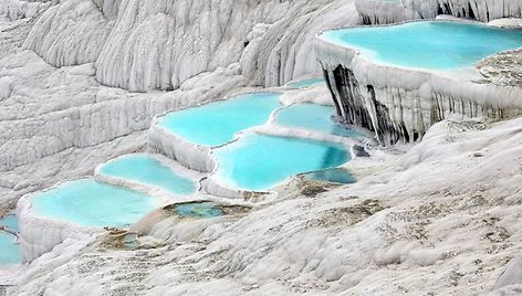 Pamukalės mineralinės versmės, Turkija