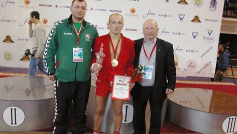 S. Grečicho (viduryje) pasaulio čempionas - ne vienoje sporto šakoje