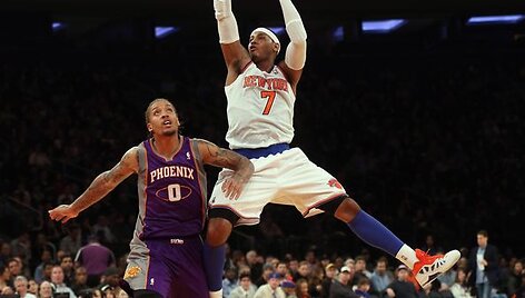 &bdquo;Knicks&ldquo; lyderis Carmelo Anthony
