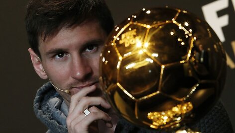 Lionelis Messi ketvirtą kartą tapo geriausiu pasaulio futbolininku