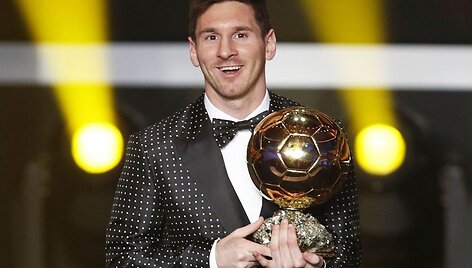Lionelis Messi ketvirtą kartą tapo geriausiu pasaulio futbolininku