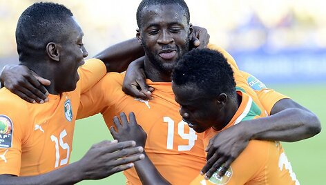Yaya Toure pelnė įvartį Dramblio Kaulo Kranto rinktinei