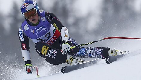 Kalnų slidininkė Linsdey Vonn patyrė sunkią traumą