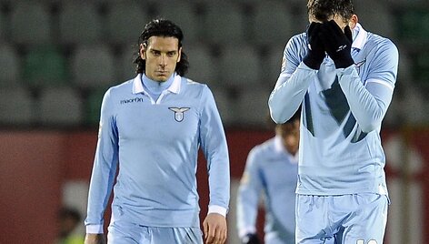&bdquo;Lazio&ldquo; futbolininkai pralaimėjo autsaideriui