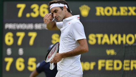 Roger Federeris pasitraukė po antrojo Vimbldono varžybų etapo