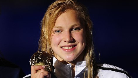 Rūta Meilutytė tapo pasaulio plaukimo čempione