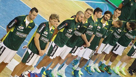 Lietuvos krep&scaron;inio rinktinė &ndash; prie&scaron; mačą su Graikijos komandą