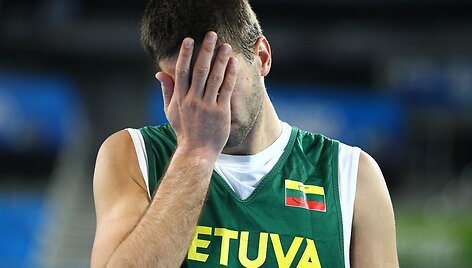 Lietuvos krep&scaron;inio rinktinės treniruotė prie&scaron; ketvirtfinalio mačą su Italija