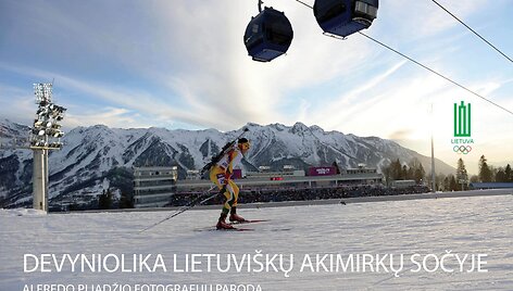 Fotografo Alfredo Pliadžio paroda &bdquo;Devyniolika lietuvi&scaron;kų akimirkų Sočyje&ldquo;