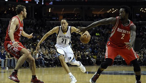 Donatas Motiejūnas mače su &bdquo;Memphis Grizzlies&ldquo;