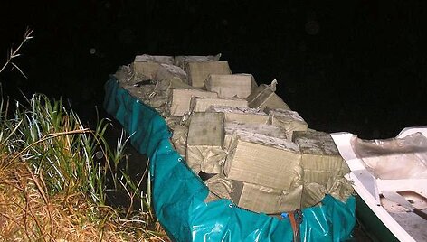 I&scaron; Nemuno i&scaron;trauktos baltarusi&scaron;kos cigaretės