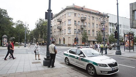 Avarija Vilniuje, Vasario 16 g. ir Gedimino pr.