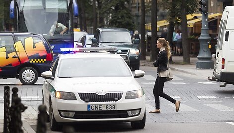 Avarija Vilniuje, Vasario 16 g. ir Gedimino pr.