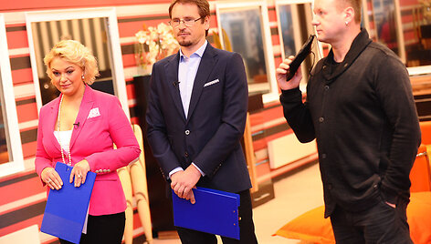 Agnė Grigaliūnienė, Marijonas Mikutavičius ir Saulius Urbonavičius-Samas