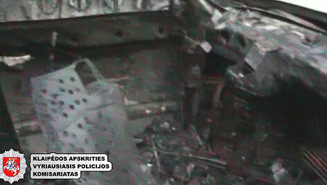 Klaipėdos policija sučiupo padegėją