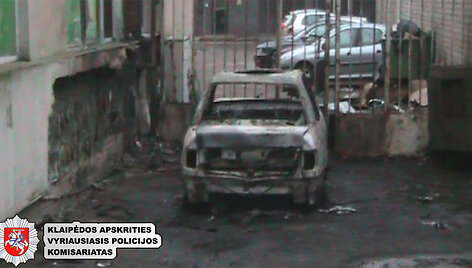 Klaipėdos policija sučiupo padegėją
