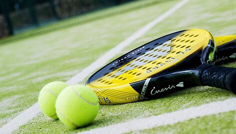 Padelio teniso inventorius /  &bdquo;Padel Lietuva&ldquo; nuotr.