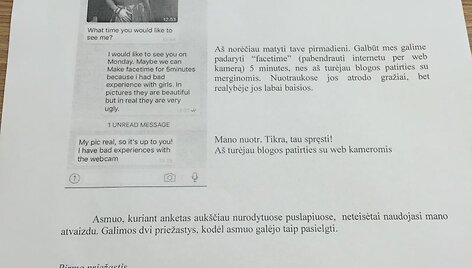 Parei&scaron;kimo kopija