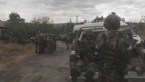 &Scaron;i nuotrauka daryta rugpjūčio 18 dieną, kai savanorių batalionas &bdquo;Dnepr-1&ldquo; pradėjo antrąjį puolimą Ilovaiske.