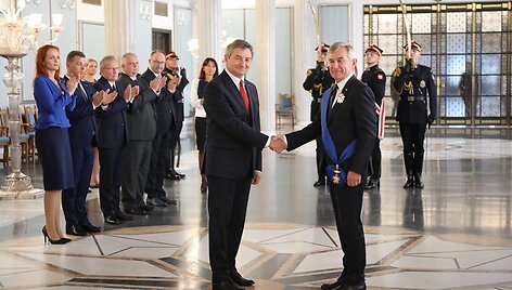 Lenkijos Seime apdovanotas Viktoras Pranckietis