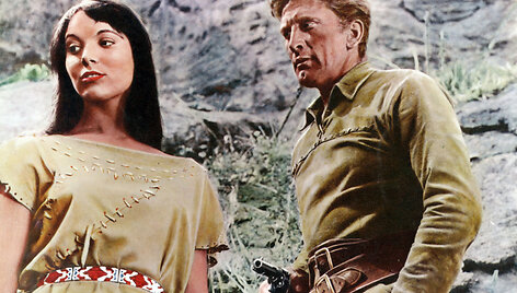 &bdquo;THE INDIAN FIGHTER&ldquo;  ELSA MARTINELLI, KIRK DOUGLAS   1955 m