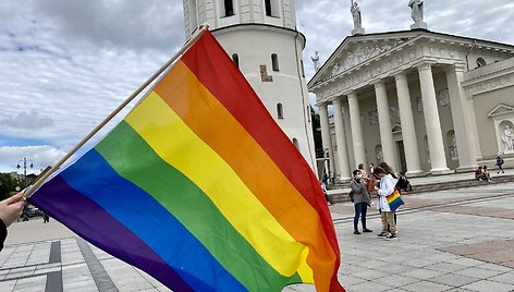 Vilniuje rengiamos LGBT eitynės už lygybę