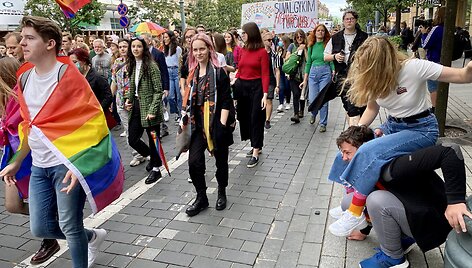 Vilniuje rengiamos LGBT eitynės už lygybę