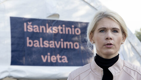 Vyriausiosios rinkimų komisijos vadovė Laura Matjo&scaron;aitytė