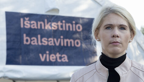 Vyriausiosios rinkimų komisijos vadovė Laura Matjo&scaron;aitytė