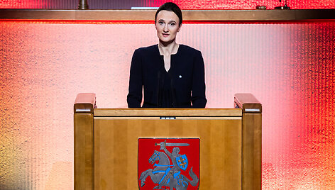 Seimo pirmininkė Viktorija Čmilytė