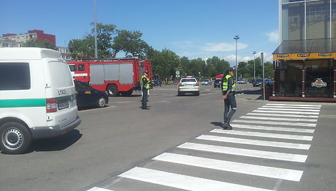 Prie BIG prekybos centro Klaipėdoje