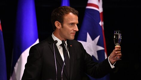 Emmanuelis Macronas Australijoje