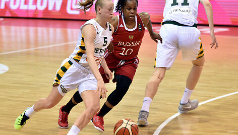 Europos moterų krep&scaron;inio čempionatas: Lietuva - Rusija
